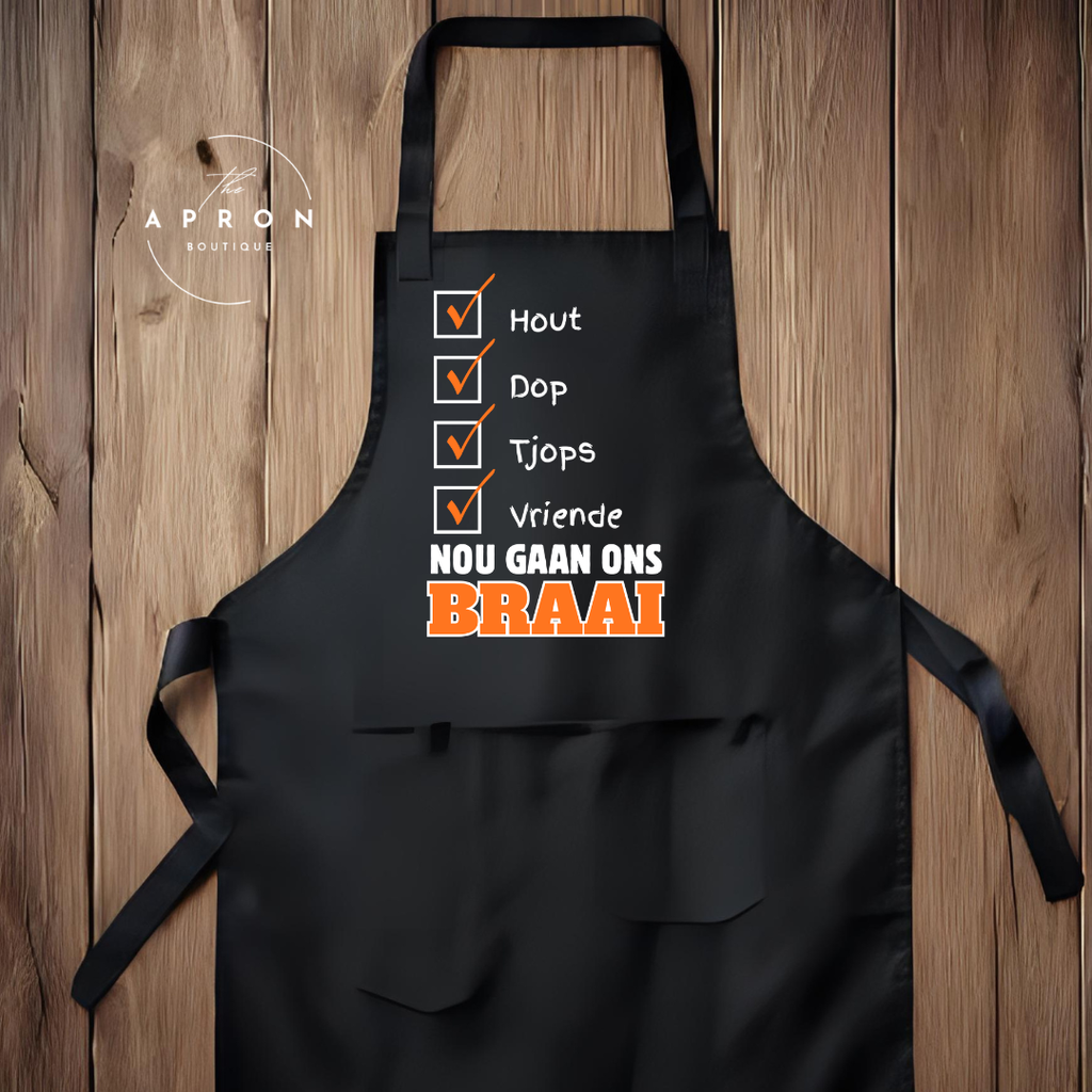 Hout Dop Tjops Vriende Nou Gaan Ons Braai