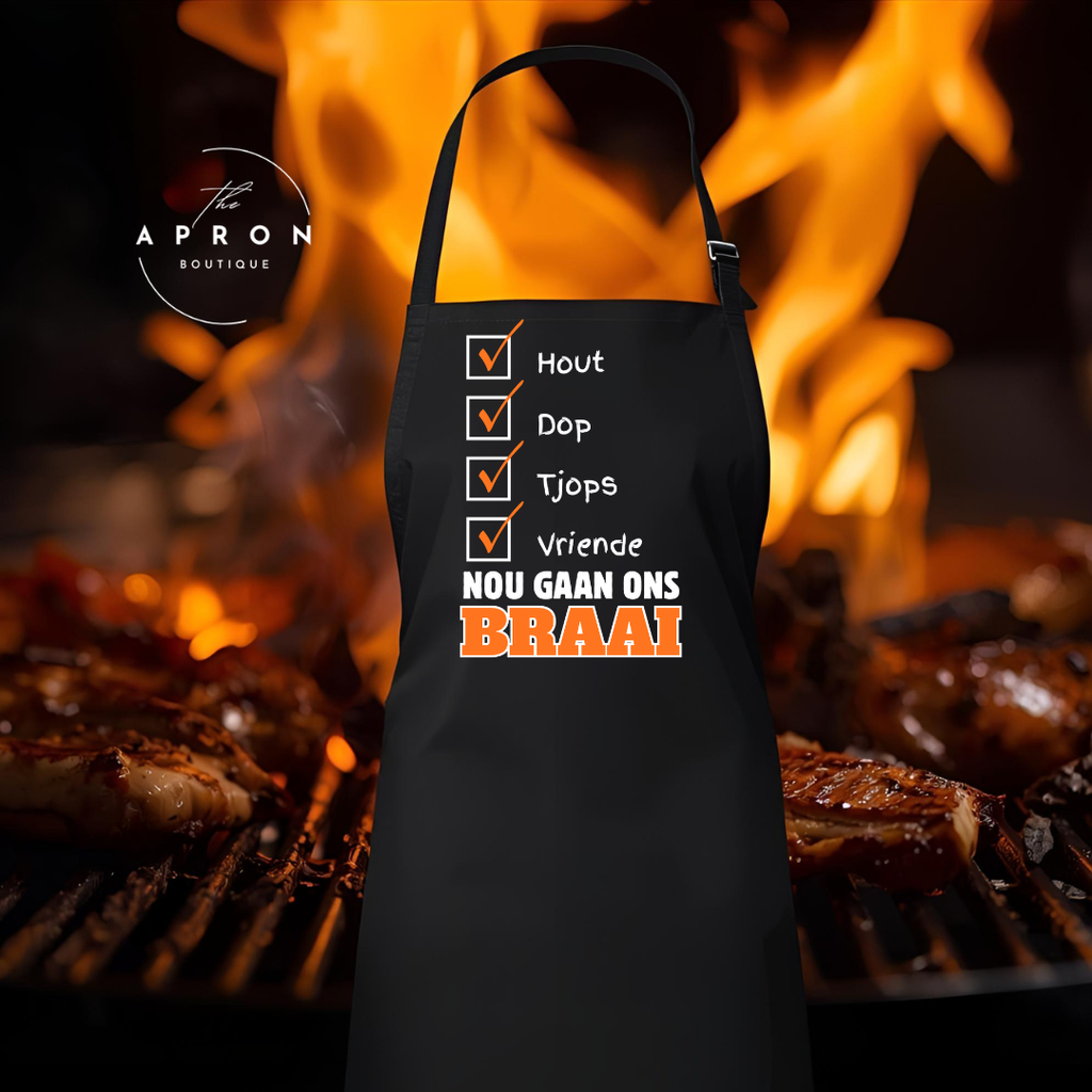 Hout Dop Tjops Vriende Nou Gaan Ons Braai